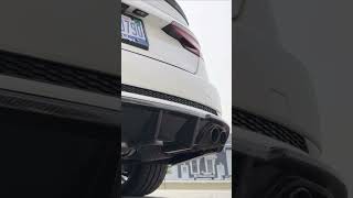 Audi S4 catless downpipe crazy exhaust exhaust audi revs [upl. by Leahcimnoj]