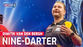 NINEDARTER DIMITRI VAN DEN BERGH STRIKES PERFECTION AT THE WORLD MATCHPLAY [upl. by Khosrow]