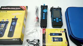 1 Set Upgraded Network Cable Tester With Fiber Optic Power Meter VFL [upl. by Ybbor]