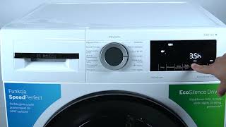 Bosch Washing Machine Serie 4  How to Set Delay  Schedule Washing Machine Operations [upl. by Allez261]