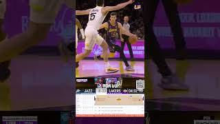 Reaves no backdoor e Davis na marretada  Lakers 124 X 118 Jazz Nov 20 2024 [upl. by Codding921]