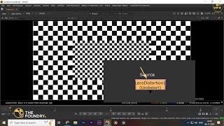 How to use Lens Distortion Node with Lens Grid in Nuke X  BAJRANGI VFX [upl. by Aietal]