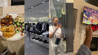 VLOGTOBER DAY 9  THEY CAME DONT FORCE IT TRYING NEW MATCHA MORE SHOPPING  COOKING DINNER  MORE [upl. by Nessie]