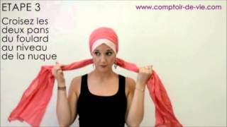 Comment nouer un turban  façon turban quottorsadequot [upl. by Jannery]