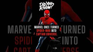 Did You Know Marvel Once Made SpiderMan Captain Universe marvel avengers spiderman ironman [upl. by Borries741]