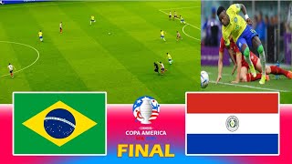 Brazil vs Paraguay 3 0 Highlights amp All Goals  Copa American [upl. by Ataliah644]