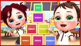 Wochentage zum Mitsingen Babylieder –Kinderreime und Kinderlieder Bmbm School Teather Deutsch 209 [upl. by Balf]