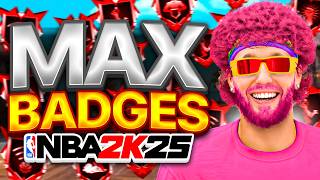 FASTEST WAY TO MAX BADGES ON NBA 2K25 HOW TO GET ALL BADGES FAST AND EASY IN 2K25 [upl. by Angelle]