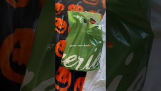 grwm  aerie haul🍁qotd have you decorated for fall yet grwm haul fyp fallvibes halloween [upl. by Wincer]