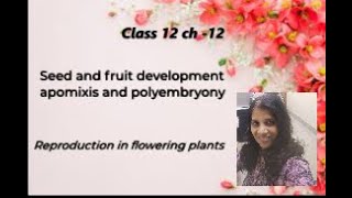 Seed and Fruit Development Apomixis and Polyembryony  CBSE class 12 [upl. by Muns]