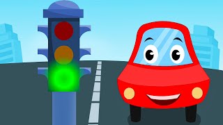 Learn Road Safety Signals  More Vehicle Songs for Kids [upl. by Arvind]