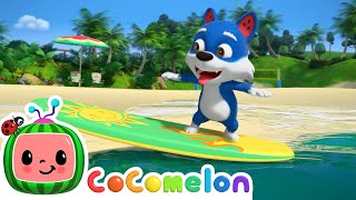 Balloon Beach song  CoComelon Animal Time  Animal Nursery Rhymes [upl. by Idnam]