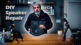 DIY Speaker Repair  Anyone Can Do It [upl. by Xer]