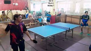 Anas Ezril vs bobby suryadi  tumini ptm paus🏓🥇🏓marunda Jakarta Utara [upl. by Zailer]