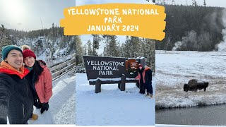 Yellowstone National Park  January 2024 [upl. by Maddie791]