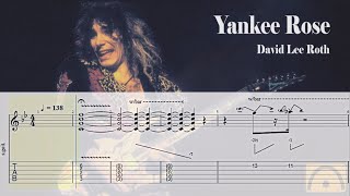 Yankee Rose  David Lee Roth  Guitar Tab [upl. by Marven691]