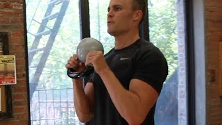 Biceps Single Kettlebell Curl [upl. by Idroj]