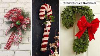 TENDENCIAS NAVIDEÑAS BASTONES CHRISTMAS TRENDS 2024 DECORAR CASA CHRISTMAS HOME DECOR [upl. by Horbal698]