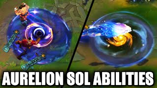 Aurelion Sol Abilities Rework Preview New and Old League of Legends [upl. by Lecirg]