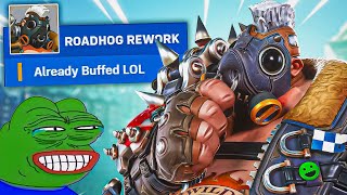 The Roadhog Rework Already Got Buffed LOL  Overwatch 2 [upl. by Packston774]