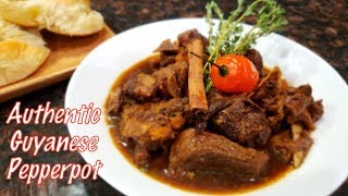 Guyanese Pepperpot  Step By Step Traditional Recipe Episode 153 [upl. by Gare]