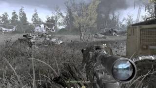 quotCall of Duty 4 Modern Warfare 1quot full walkthrough on Veteran Act 2 Mission 2  All Ghillied Up [upl. by Eadahc]