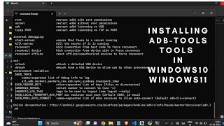 How to install ADB tools and FASTBOOT drivers on Windows 11 10 [upl. by Catie]