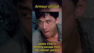 Jackie Chans thrilling escape from the natives pursuit film movie shorts [upl. by Ylehsa]