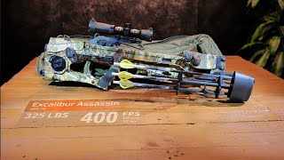 Tuto et présentation de larbalète Excalibur Assassin 400 TD [upl. by Ettelorahc51]