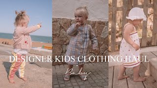 LUXURY DESIGNER TODDLER GIRLS HAUL  BURBERRY STELLA MCCARTNEY [upl. by Ramar]