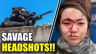 Top 5 Most Savage Airsoft Headshots  Rewind 2019 [upl. by Beaver]