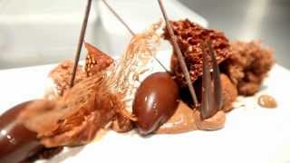 Roger Van Damme creating a chocolate dessert [upl. by Endora]