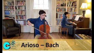 JS Bach quotAriosoquot from Cantata BWV 156  Adagio Cello and Piano [upl. by Davison]