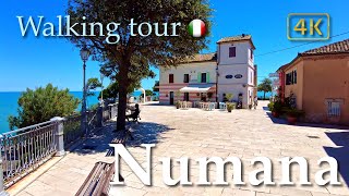 Numana Marche Italy【Walking Tour】History in Subtitles  4K [upl. by Veejar]