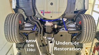 BMW E46 330ci  Underside Restoration  Better Than New [upl. by Finzer875]