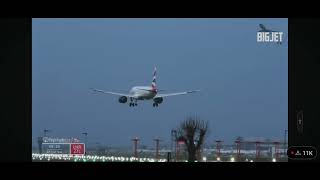 Storm Darragh StormDarragh what was that under the plane34 sec mark BigJetTV StormDarragh [upl. by Sebastien464]