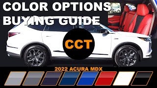 2022 Acura MDX  Color Options Buying Guide [upl. by Yendirb]