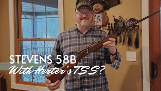 Old Stevens 58b 410 with Herters TSS Review [upl. by Aicineohp]