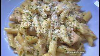 Instant Pot Creamy Chicken Alfredo [upl. by Nirej]