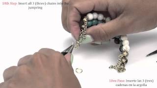 How to make a Multi Strand Memory Wire Bracelet [upl. by Tager]