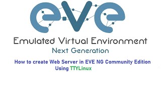 How to create Web Server in EVE NG Community for Lab [upl. by Blankenship703]