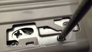 How to remove a new design 2014 onwards Wren kitchen drawer front [upl. by Randal995]