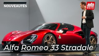 EXCLUSIF  Alfa Romeo 33 Stradale nos premiers tours de roues au volant de la supercar [upl. by Bruner551]