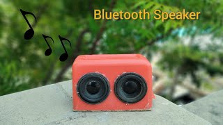 How To Make Bluetooth Speaker At Home  Amazing Diy Bluetooth Speaker [upl. by Christenson683]