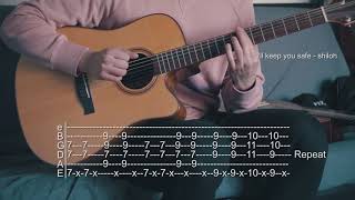 How To Play Ill Keep You SafeSave Room  Shiloh  Guitar Tabs [upl. by Leroy]