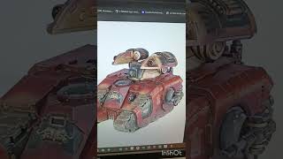 Warhammer sicarian Battle tank wh40k 3dprinting warhammer [upl. by Thorfinn]