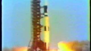 NASAs Launch of Saturn V Skylab Space Station May 1973 from NASA TV [upl. by Aicercul487]