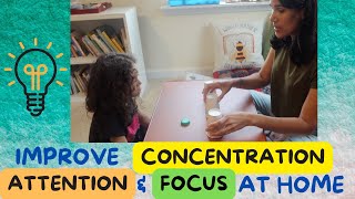 Activities for Concentration Focus Attention amp Sitting Tolerance [upl. by Yatnod]