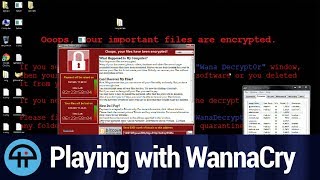 Playing with WannaCry Ransomware [upl. by Conley]