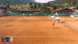 Sebastianna Scilipoti v Sapfo Sakellaridi  W25 KLOSTERS [upl. by Smukler187]